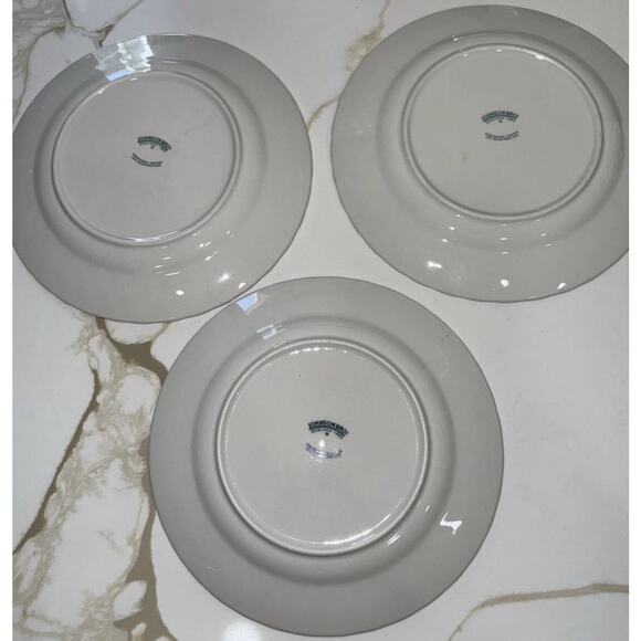 3 Johnson Brothers Bros Indies Blue Bread Dessert Plates England 6.25” Vintage - Picture 2 of 6